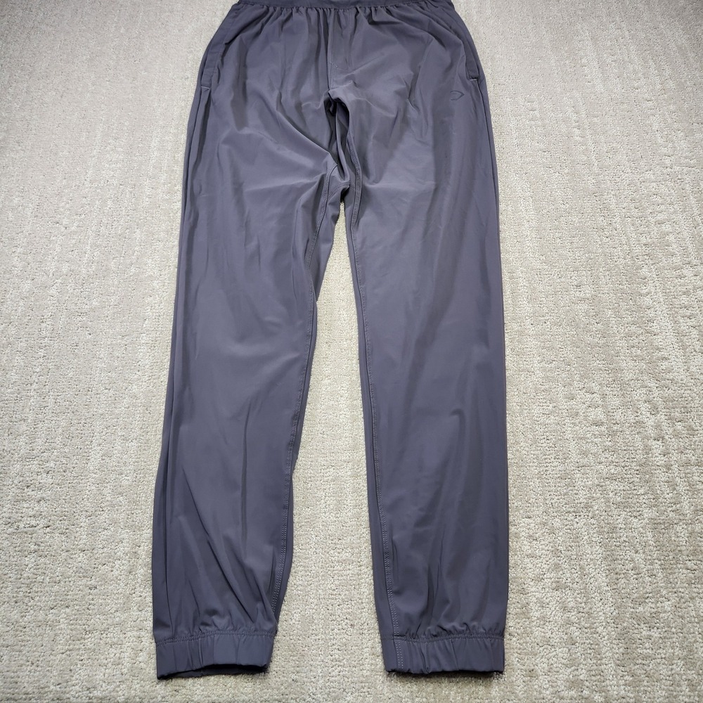 Gymshark Studio Joggers‎ Men Medium Gray Slim Tapered Stretch Training Gym